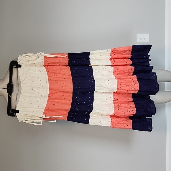 Anthropologie Hutch eyelet striped maxi skirt-PL - Picture 2 of 10